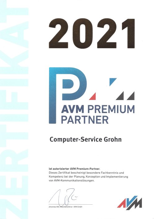 AVM Premium Partner 2021