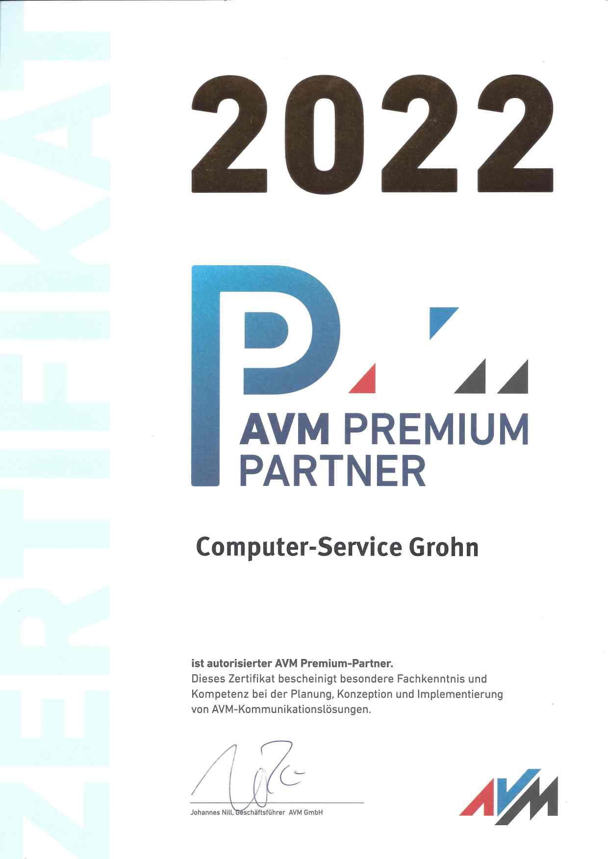 AVM Premium Partner 2022